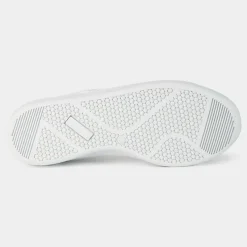 Baskets en Cuir Avantage blanc/rouge