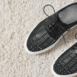 Baskets en Cuir Bea noires