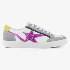 Baskets en Cuir Betsie grises