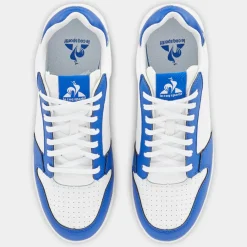 Baskets en Cuir Breakpoint blanc/bleu