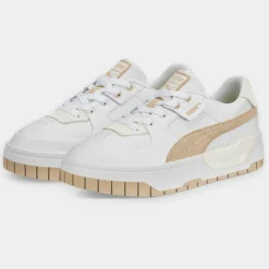 Baskets en Cuir Cali Dream blanc/beige