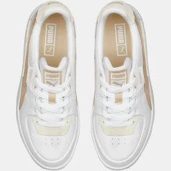 Baskets en Cuir Cali Dream blanc/beige