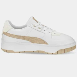 Baskets en Cuir Cali Dream blanc/beige