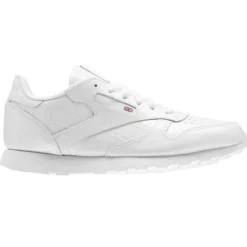 Baskets en Cuir Classic Leather Patent blanches