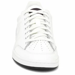 Baskets en Cuir Court Clay blanc/violet