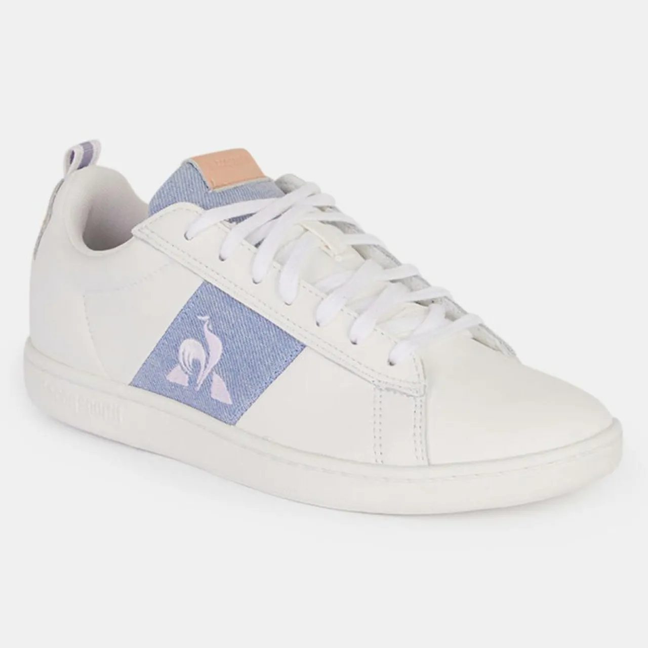 Baskets en Cuir Courtclassic blanc/belu