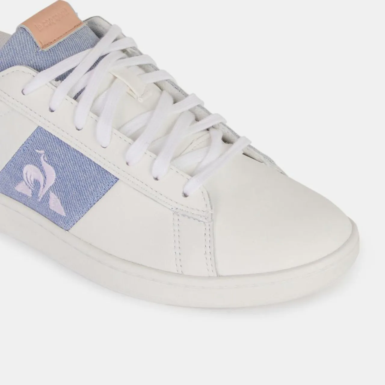 Baskets en Cuir Courtclassic blanc/belu