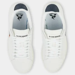 Baskets en Cuir Courtset blanc/noir