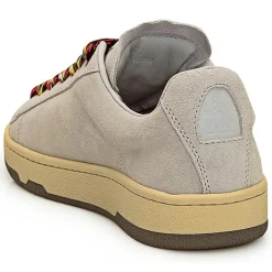 Baskets en Cuir Curb beiges