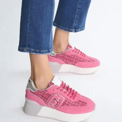 Baskets en Cuir Dreamy fuchsia