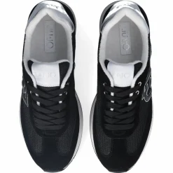 Baskets en Cuir Dreamy noir/argenté