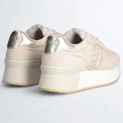 Baskets en Cuir Dreamy pêche