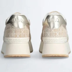 Baskets en Cuir Dreamy pêche