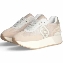 Baskets en Cuir Dreamy savane/blanc