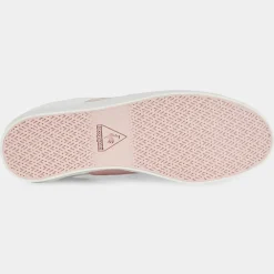 Baskets en Cuir Elsa blanc/rose