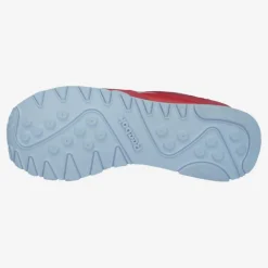 Baskets en Cuir et mesh Nylon Color rose moyen