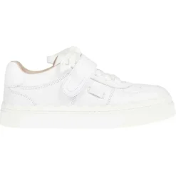 Baskets en Cuir Lauren blanches