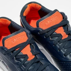 Baskets en Cuir Ltr.01 317 1 bleu marine/rouge