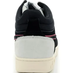 Baskets en Cuir Magic Basket blanc/noir