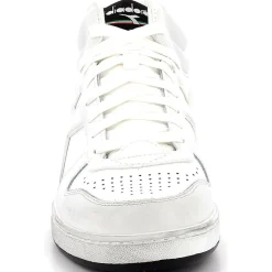 Baskets en Cuir Magic Icona blanches