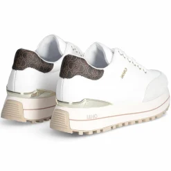 Baskets en Cuir Maxi écrues