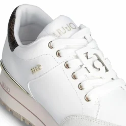 Baskets en Cuir Maxi écrues