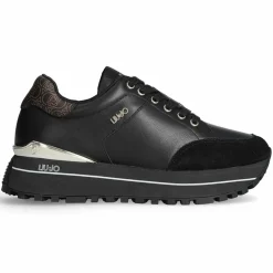 Baskets en Cuir Maxi noires