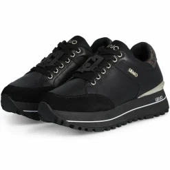 Baskets en Cuir Maxi noires