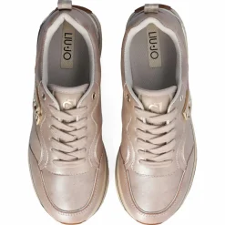 Baskets en Cuir Maxi taupe