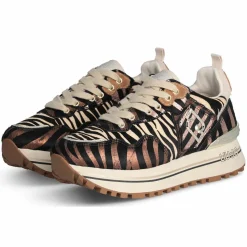 Baskets en Cuir Maxi zébre