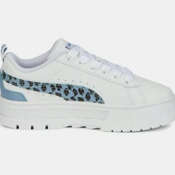 Baskets en Cuir Mayze Wild blanc/bleu