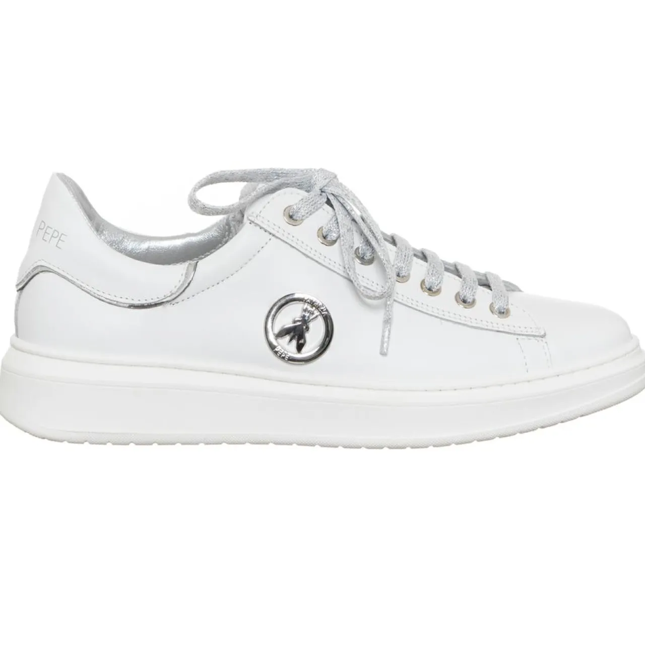 Baskets en Cuir Prisilia blanches