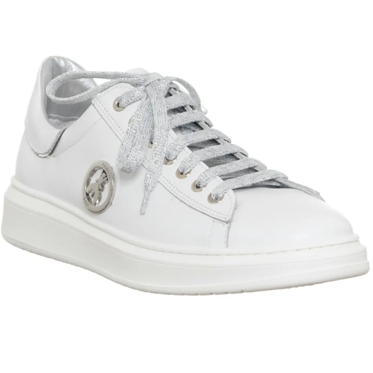 Baskets en Cuir Prisilia blanches