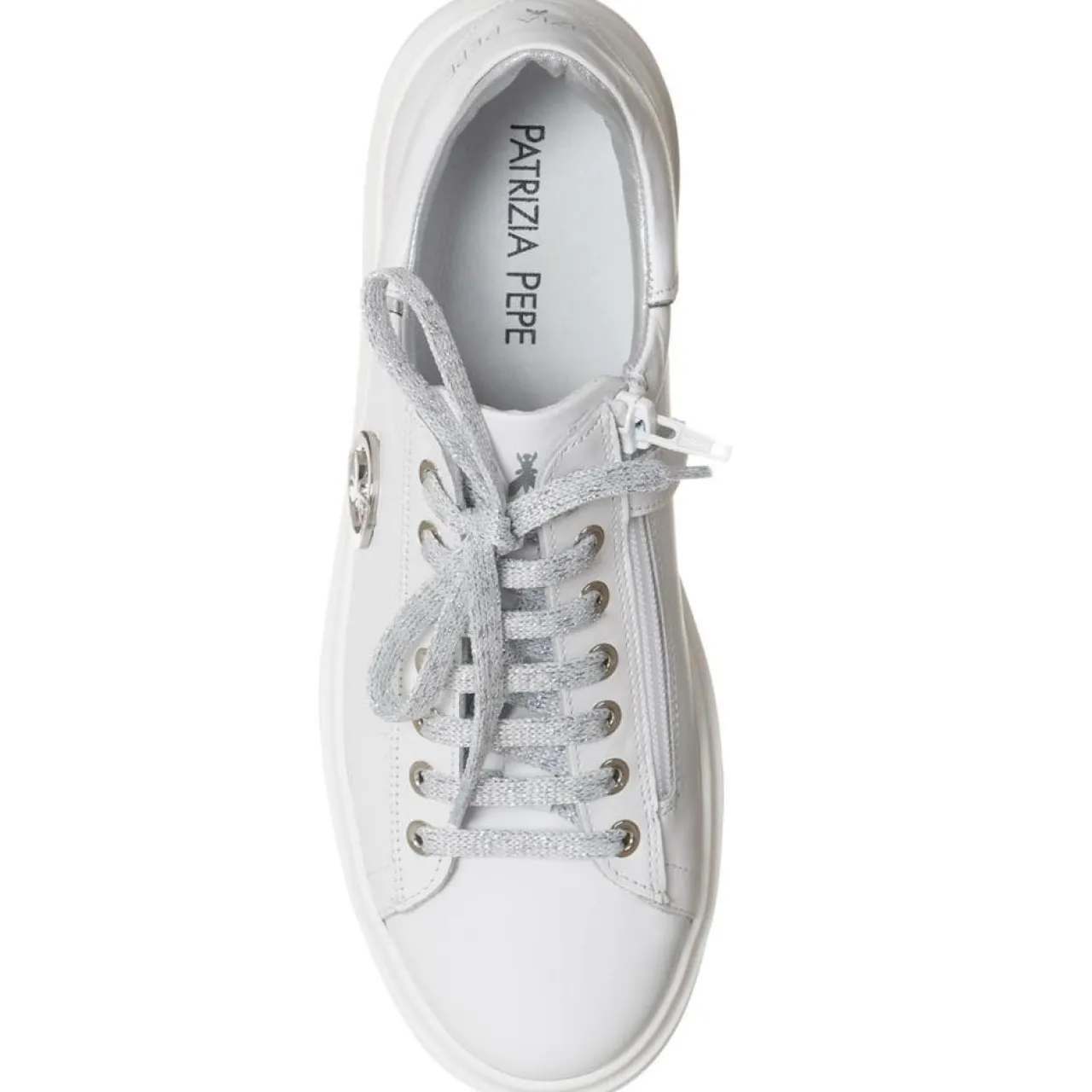 Baskets en Cuir Prisilia blanches