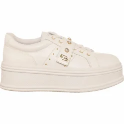 Baskets en Cuir Selma blanches