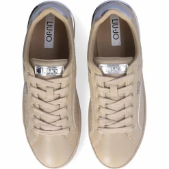 Baskets en Cuir Silvia beiges