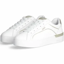 Baskets en Cuir Silvia blanches