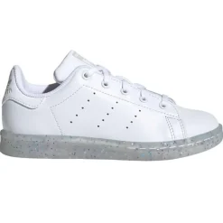 Baskets en Cuir Stan Smith Paillettes blanches
