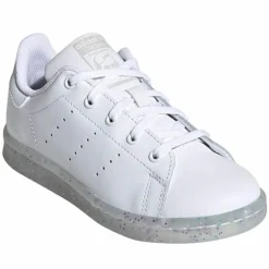 Baskets en Cuir Stan Smith Paillettes blanches