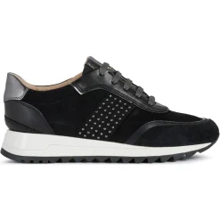 Baskets en Cuir Tabelya noir/métallique