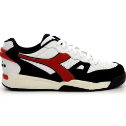 Baskets en Cuir Winner Sl noir/rouge/blanc