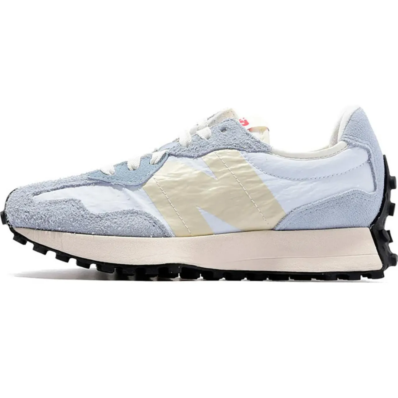 Baskets en Mesh & Velours de Cuir 327 bleues