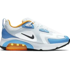 Baskets en Tissu & Cuir Air Max 200 blanc/bleu/orange