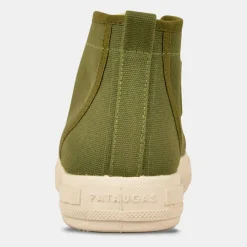 Baskets en Toile de Coton recyclé Etche vertes