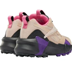 Baskets en Velours de Cuir & Mesh Aztrek Double Mix T rose/violet