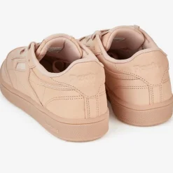 Baskets en Velours de Cuir Club C 85 Suede J4 rose clair