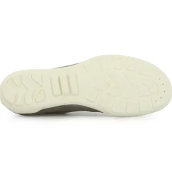 Baskets en Velours de Cuir irisé Game grises