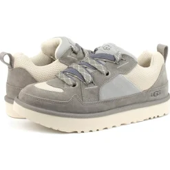 Baskets en Velours de Cuir Lo Lowmel grises