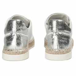 Baskets espadrilles en Cuir Lancry argentées