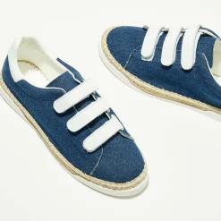 Baskets espadrilles en Cuir Lancry jean